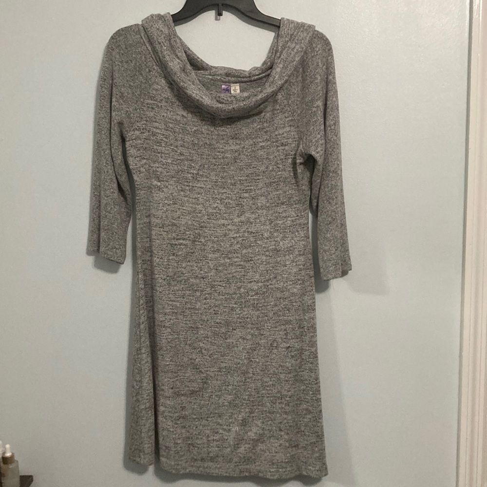 alya Size Small Knee Length 3/4 Sleeve Sweater Dress.